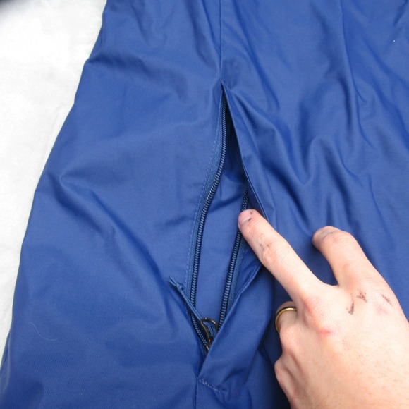 Columbia Rain Jacket Mens XXL Blue Waterproof Hood Wind Light Pack Watertight II - Picture 6 of 12